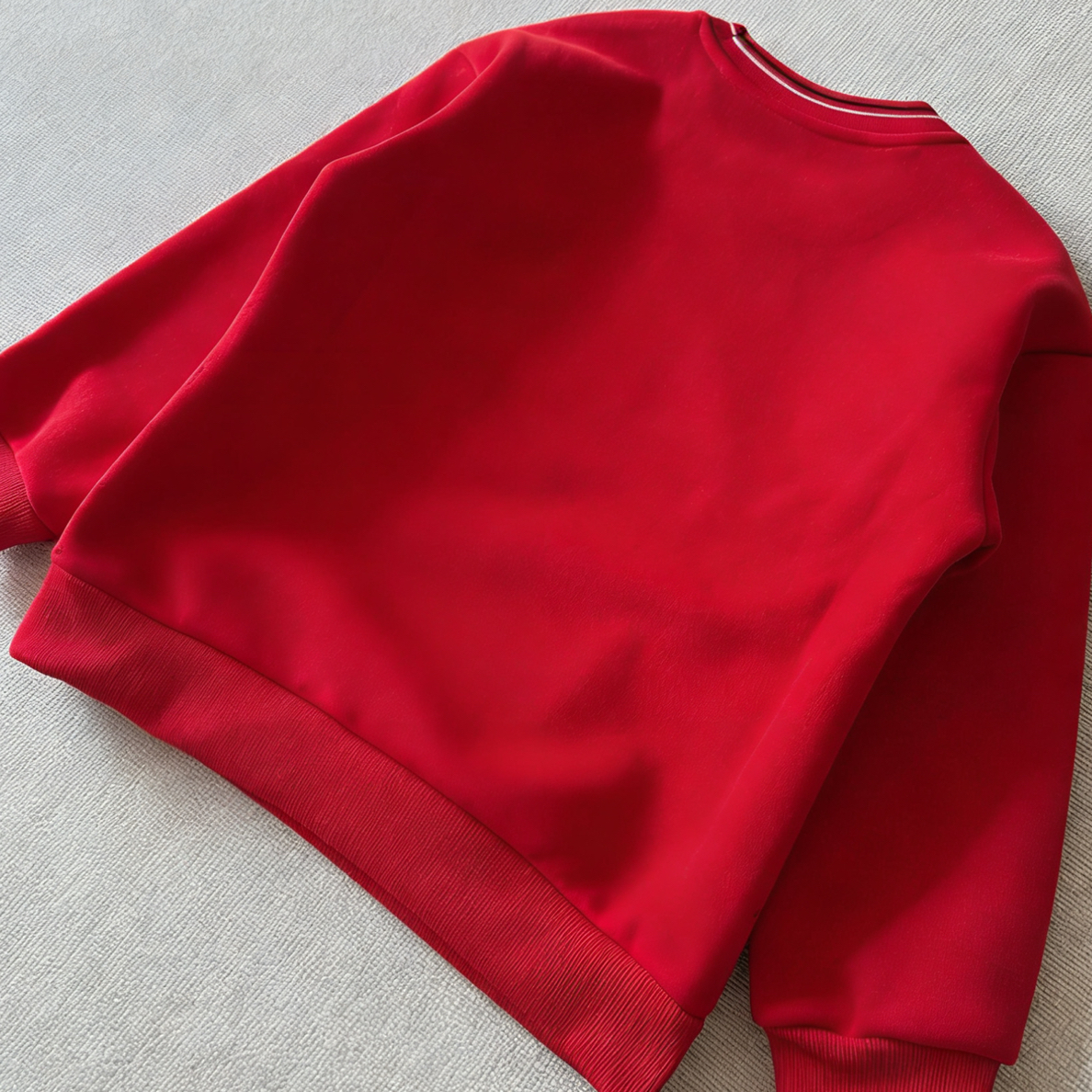 男童女童红色新年本命年加绒卫衣