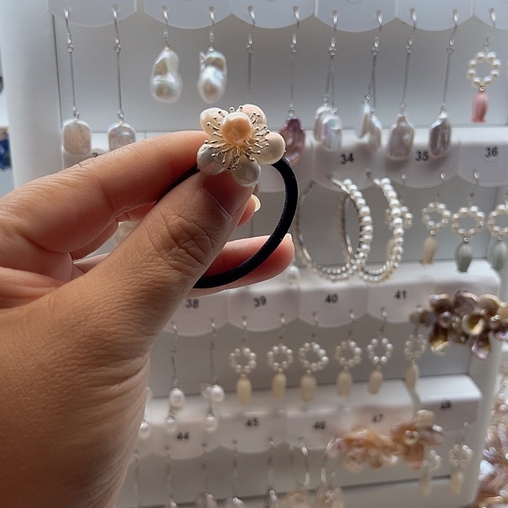 未镶嵌淡水珍珠发饰