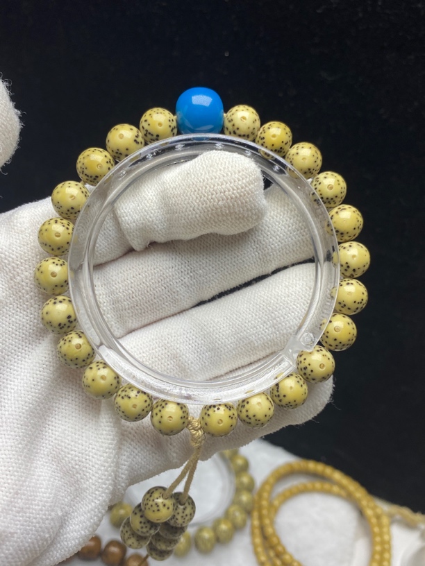 海南星月菩提石玉圆珠9乘9