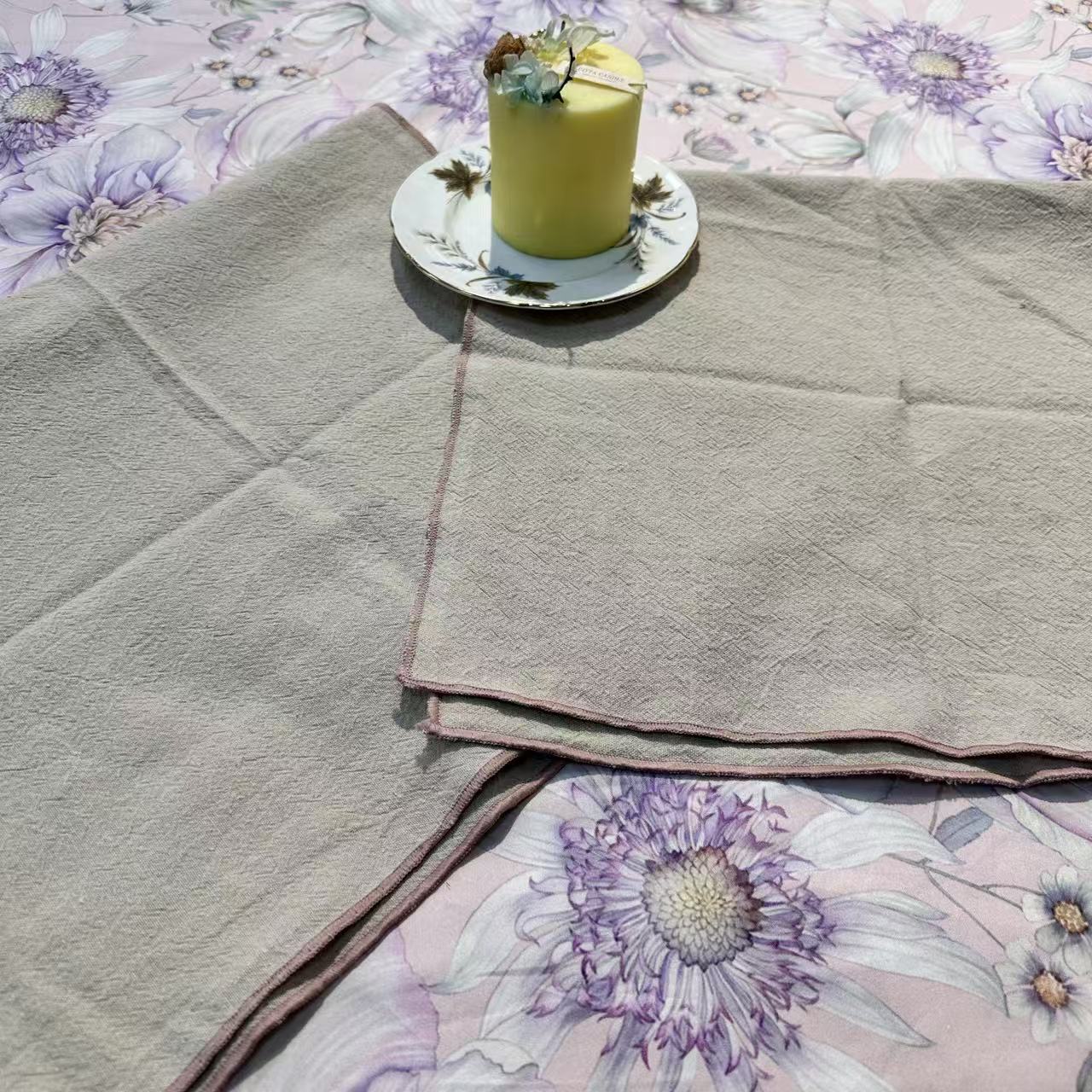 DZ413【汉麻玫瑰纤维】毛巾40*70cm一对