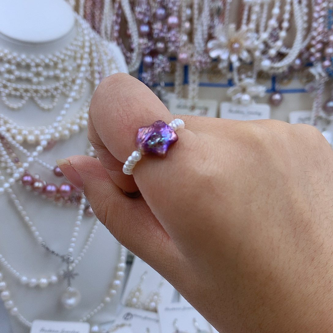 项链18K金镶嵌淡水珍珠