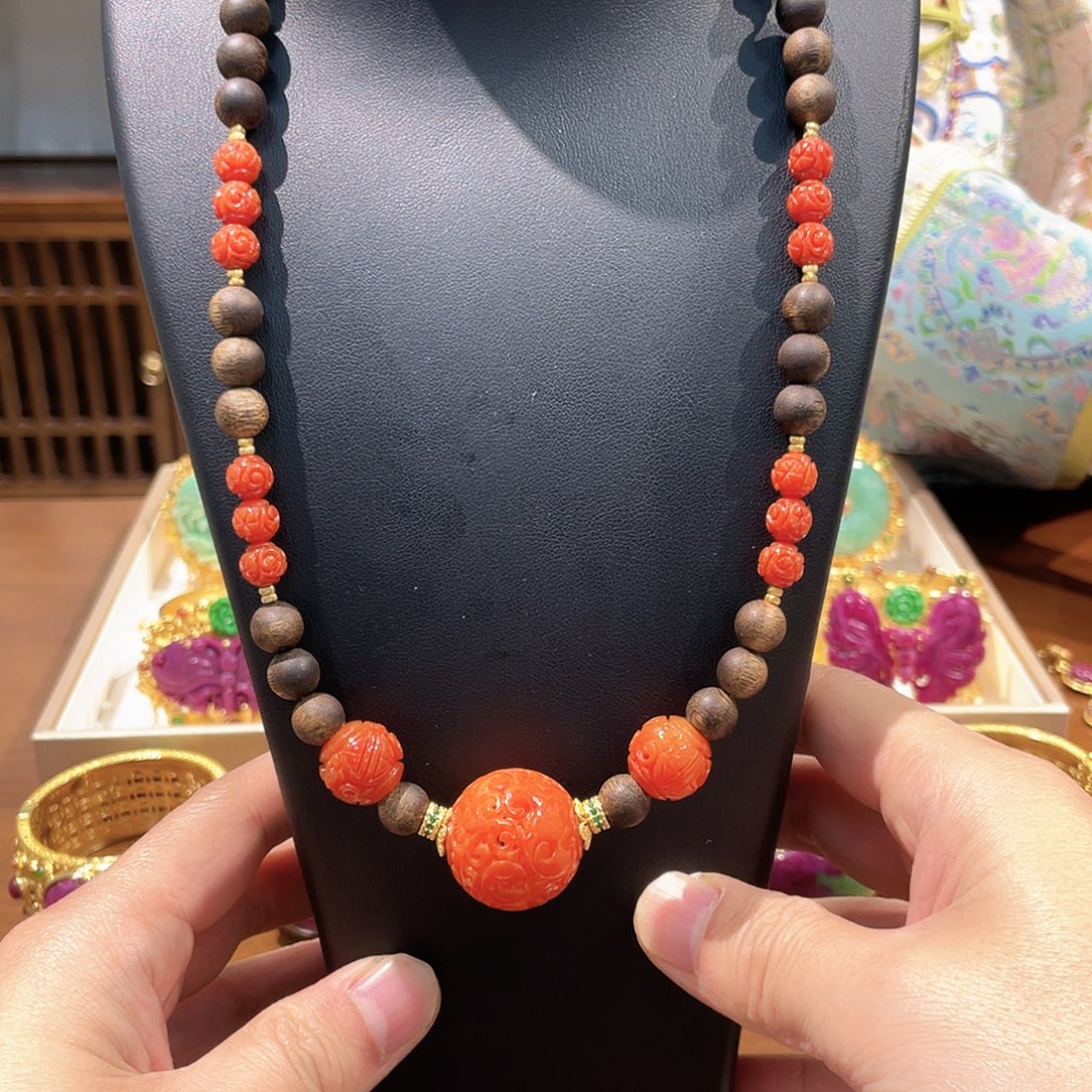 锦纶非金属吊坠项链