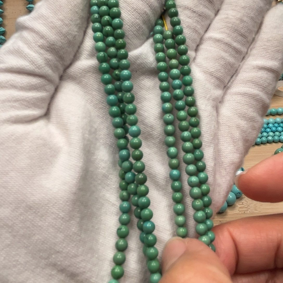 绿松石圆珠未镶嵌