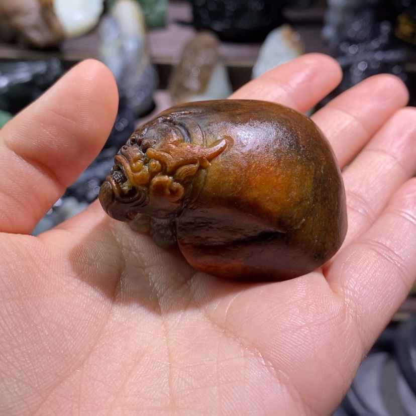 【闪购商品】和田玉未镶嵌把件卡**瓦定制