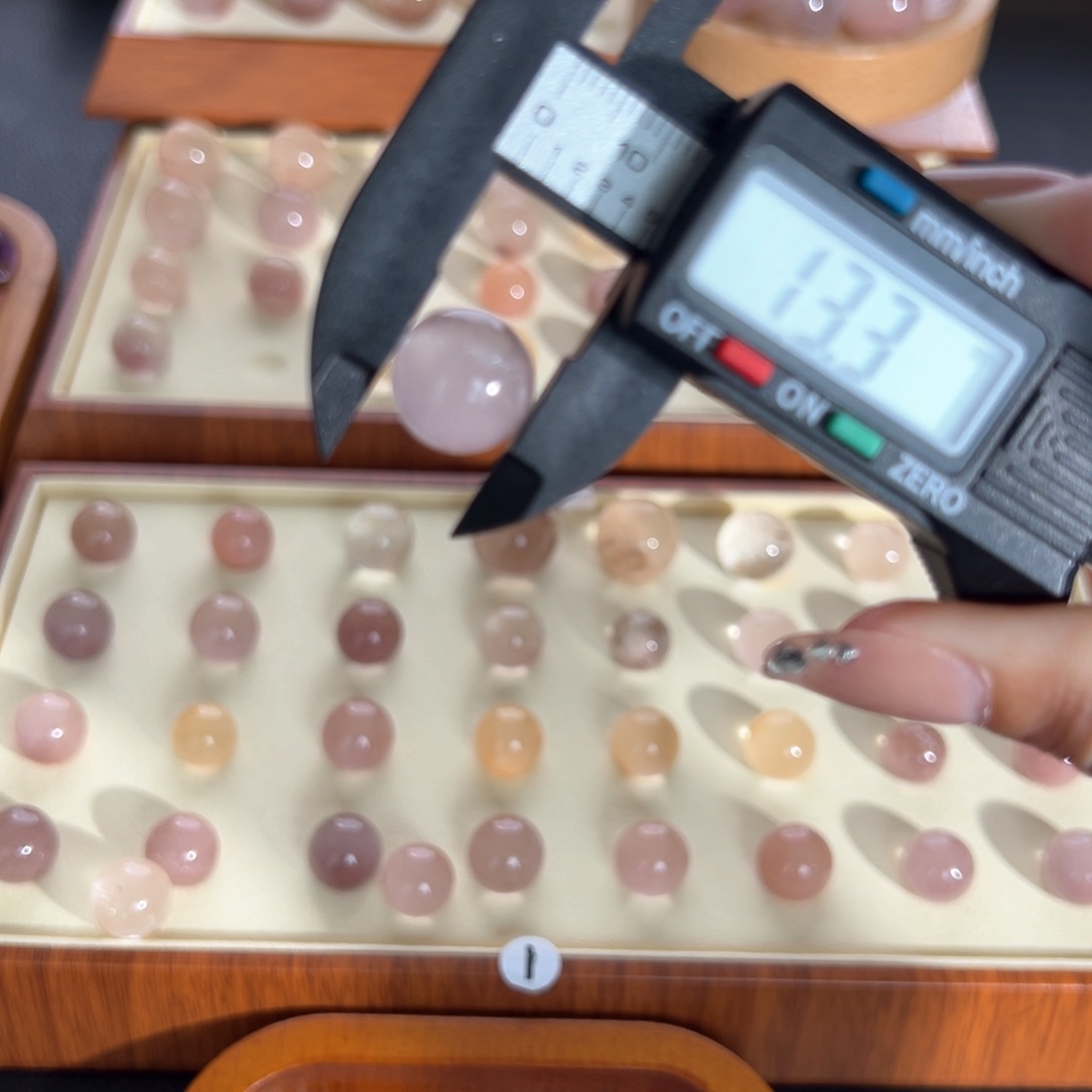 水晶手链未镶嵌木*13.3m定制打孔不退不换