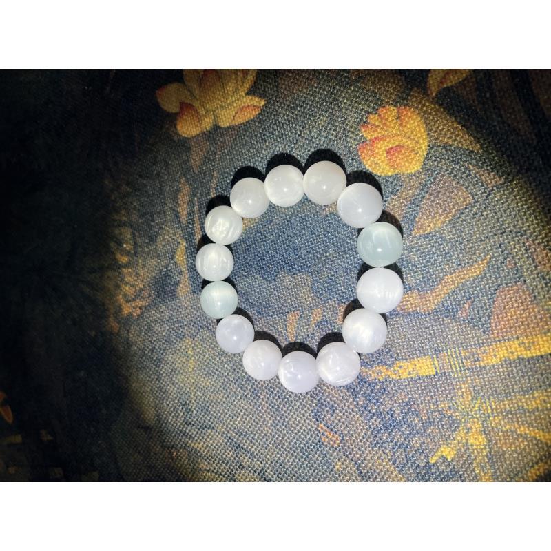 非金属陶瓷手链  J0151 海云母手串无礼盒（太阳下变色）