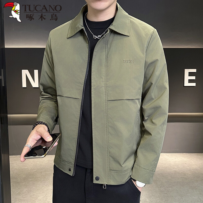 TUCANO/啄木鳥立领青年外套男士爆款上衣服春秋季痞帅夹克2025