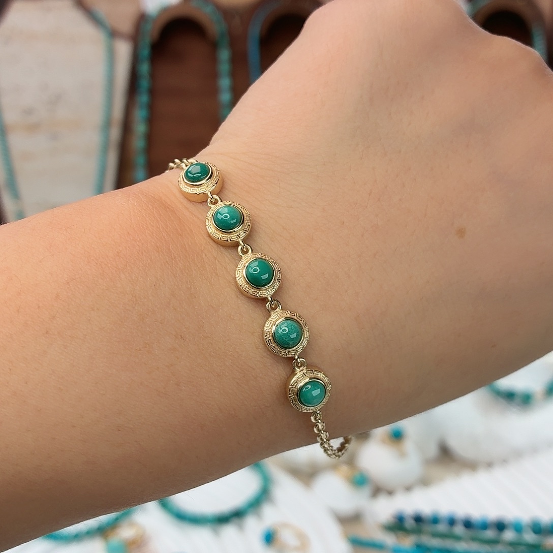 绿松石合金手链手链