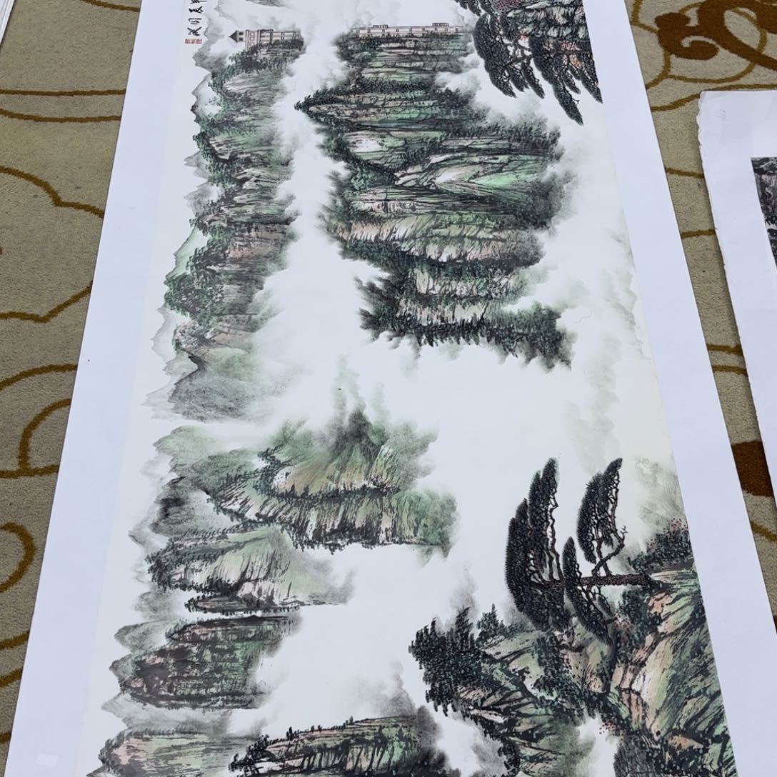 薪***足国画韩同池小八艺