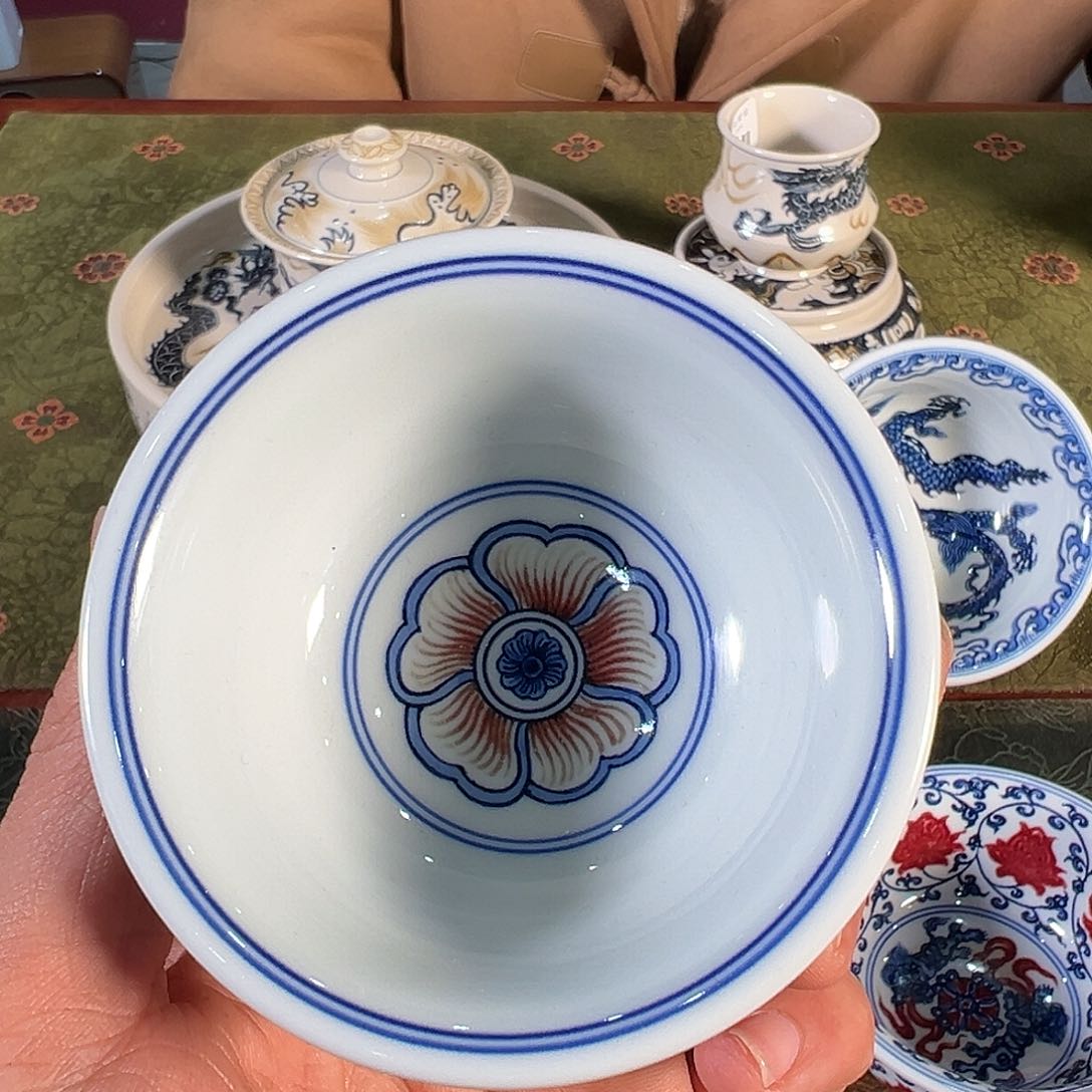 杯景德镇手工手绘杯子