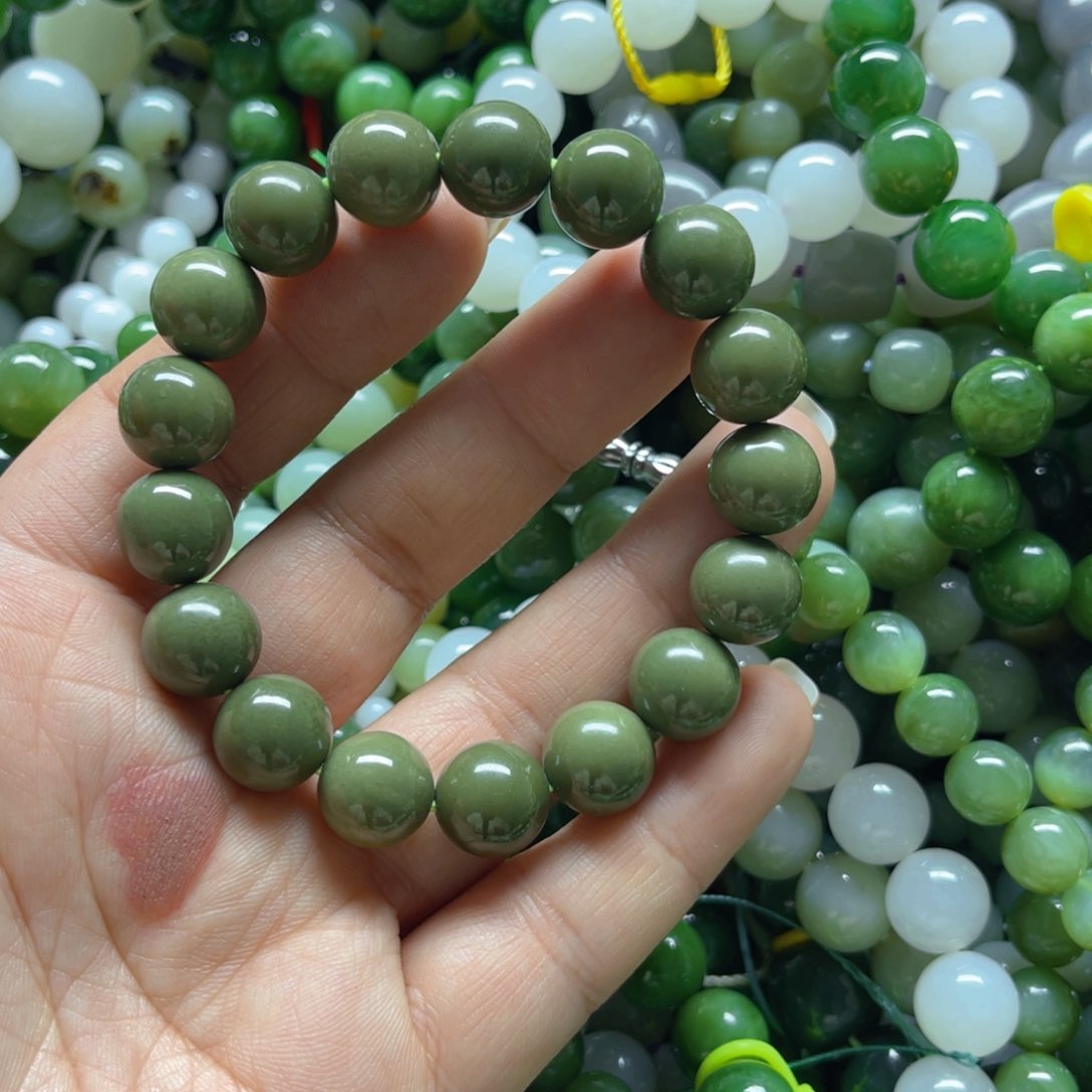 和田玉手链未镶嵌