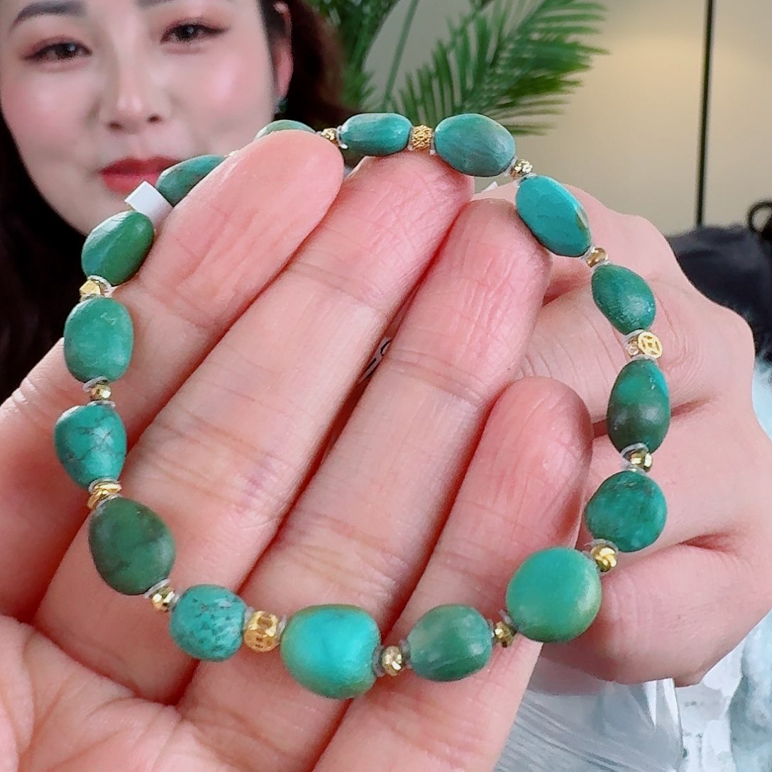 绿松石珠宝奇石未镶嵌