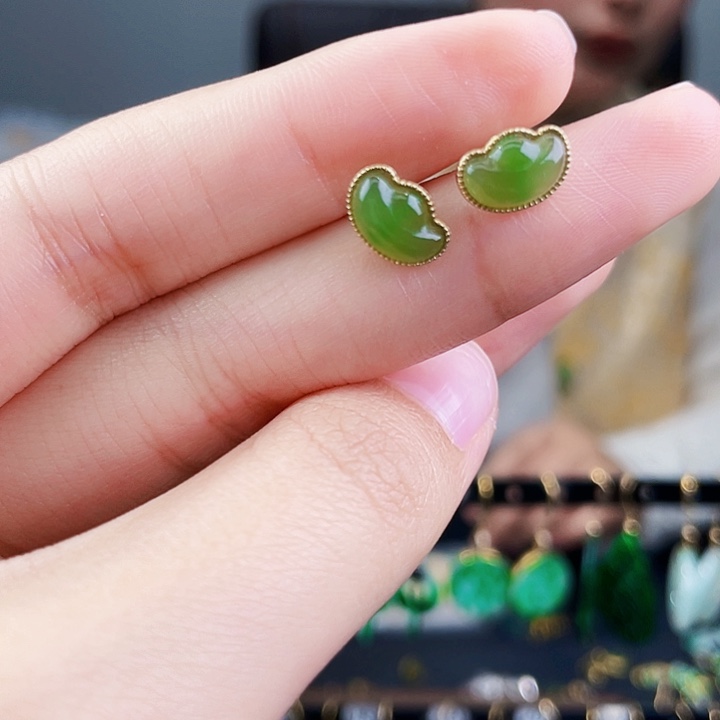 和田玉珠宝奇石银S925镶嵌