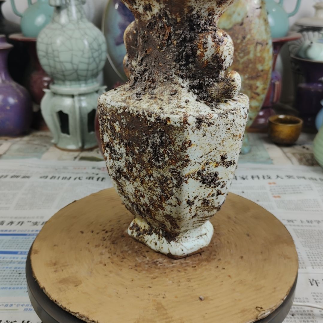 瓷片自选器型官窑生锈瓷