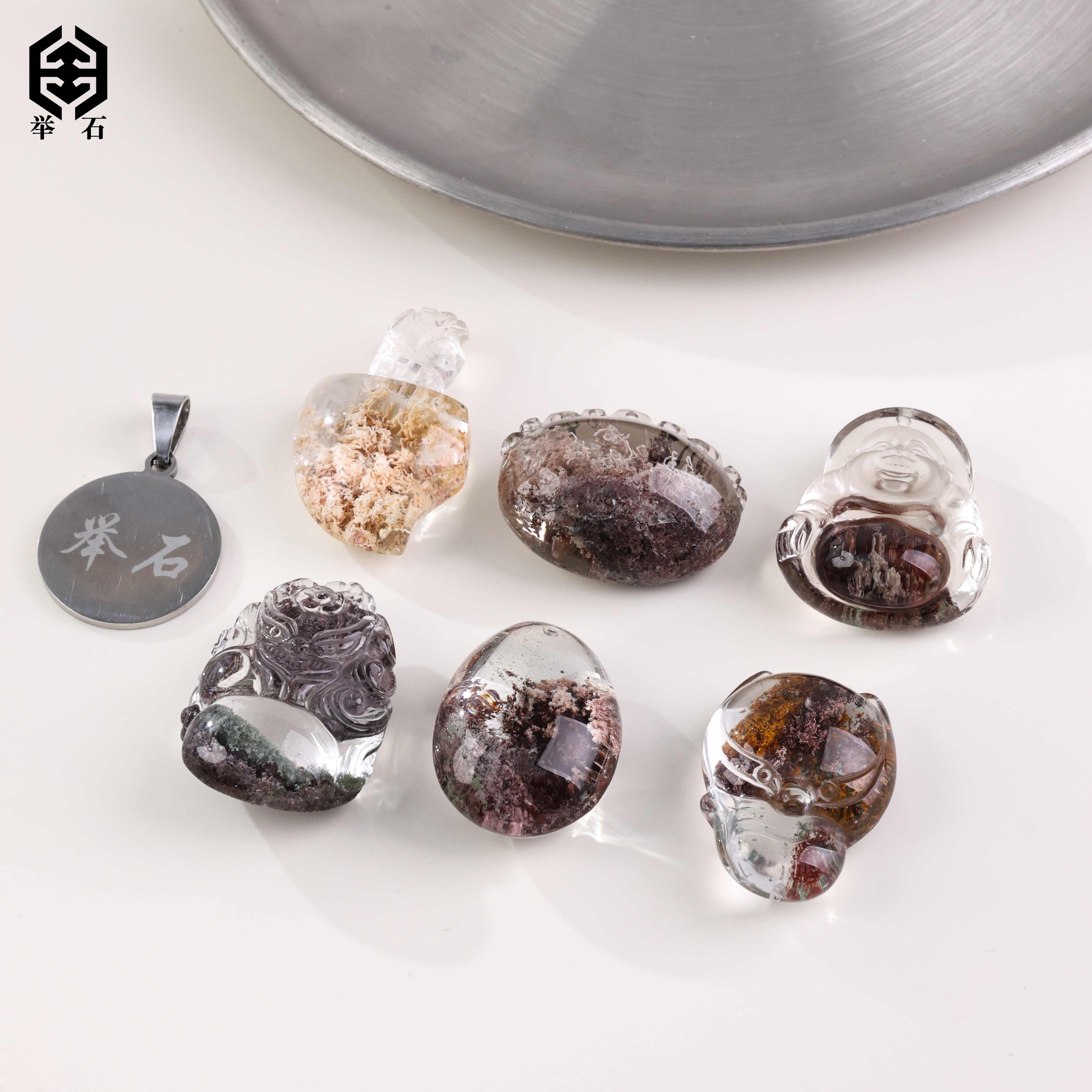 【举石精选】X03-H93-2137水晶吊坠（一件/自选）K