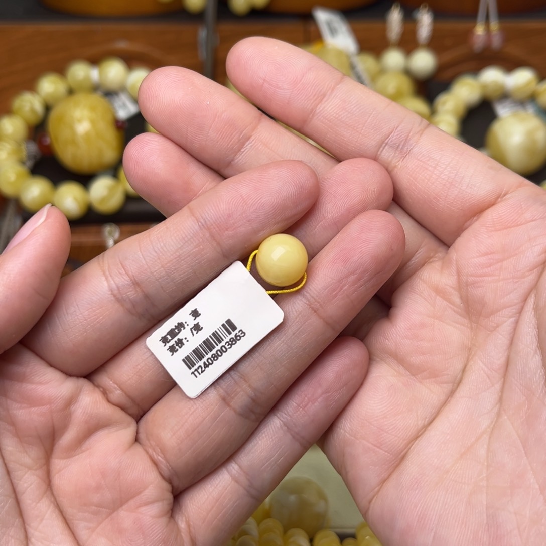 蜜蜡颈饰未镶嵌锐**尘10 +圆珠