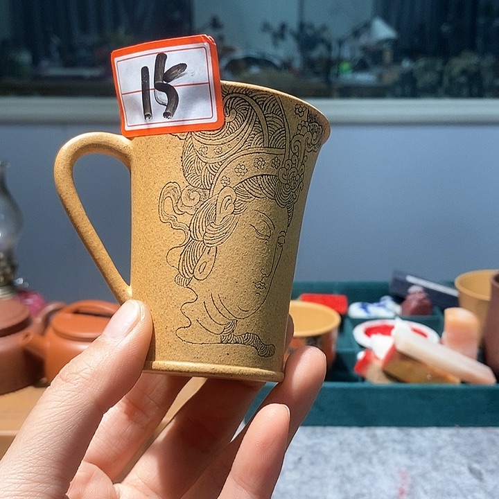 紫砂茶壶宜兴紫砂杯15