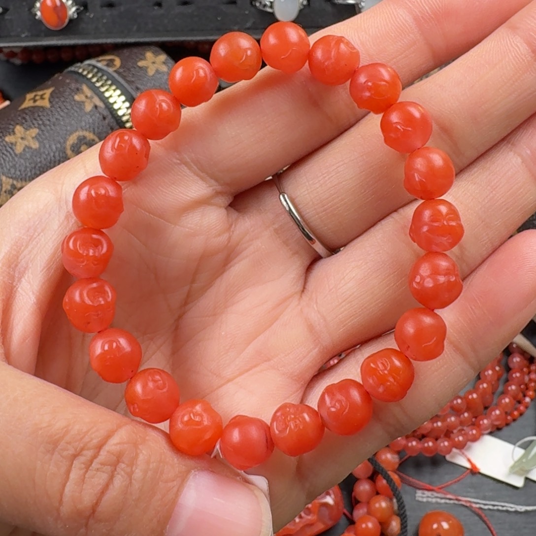 南红玛瑙未镶嵌珠宝奇石8