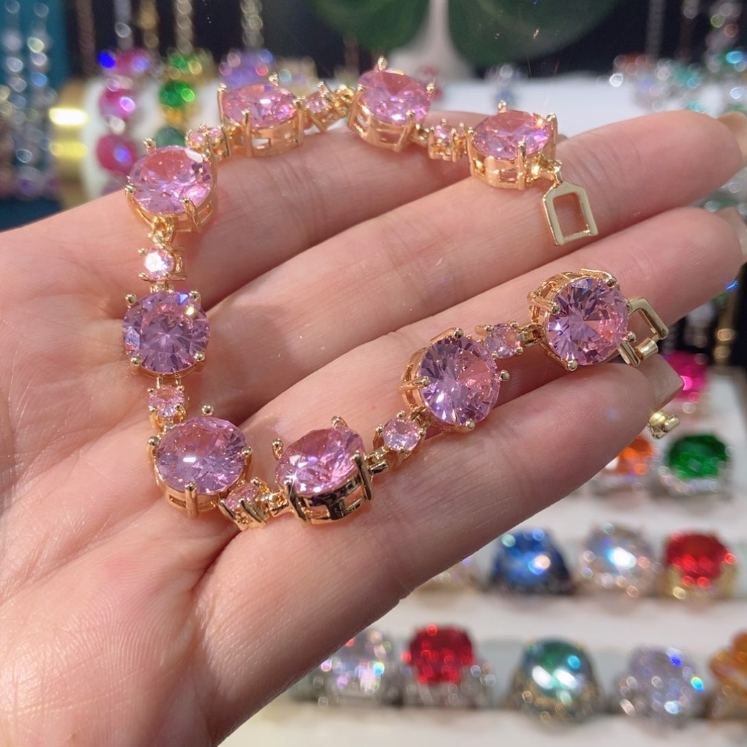 66锆石（处理）手链