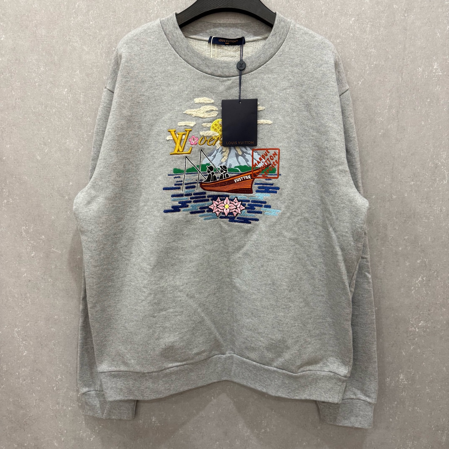 未使用 LouisVuitton/路易威登 ✖️nigo联名垂钓刺绣卫衣XL007368
