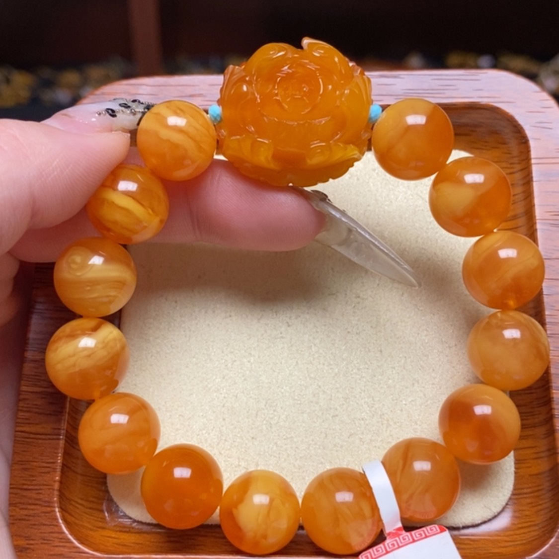 【闪购商品】蜜蜡手链未镶嵌手串