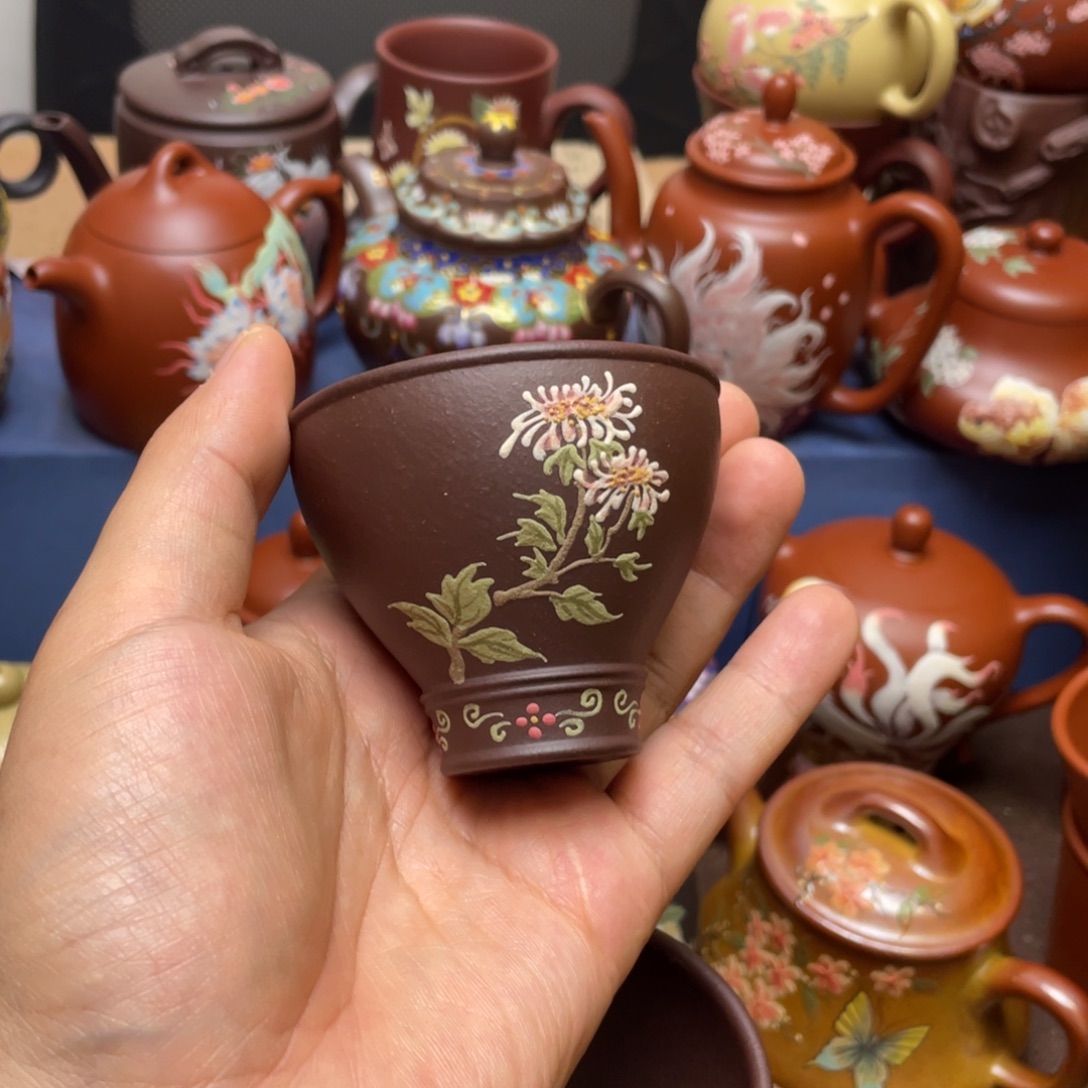 茶杯紫砂紫砂主人杯100cc