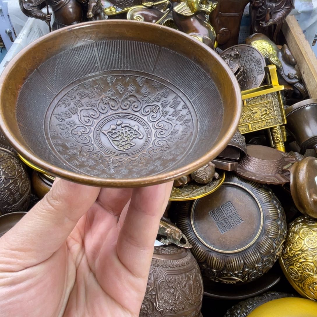 铜器工艺品办公室摆件 