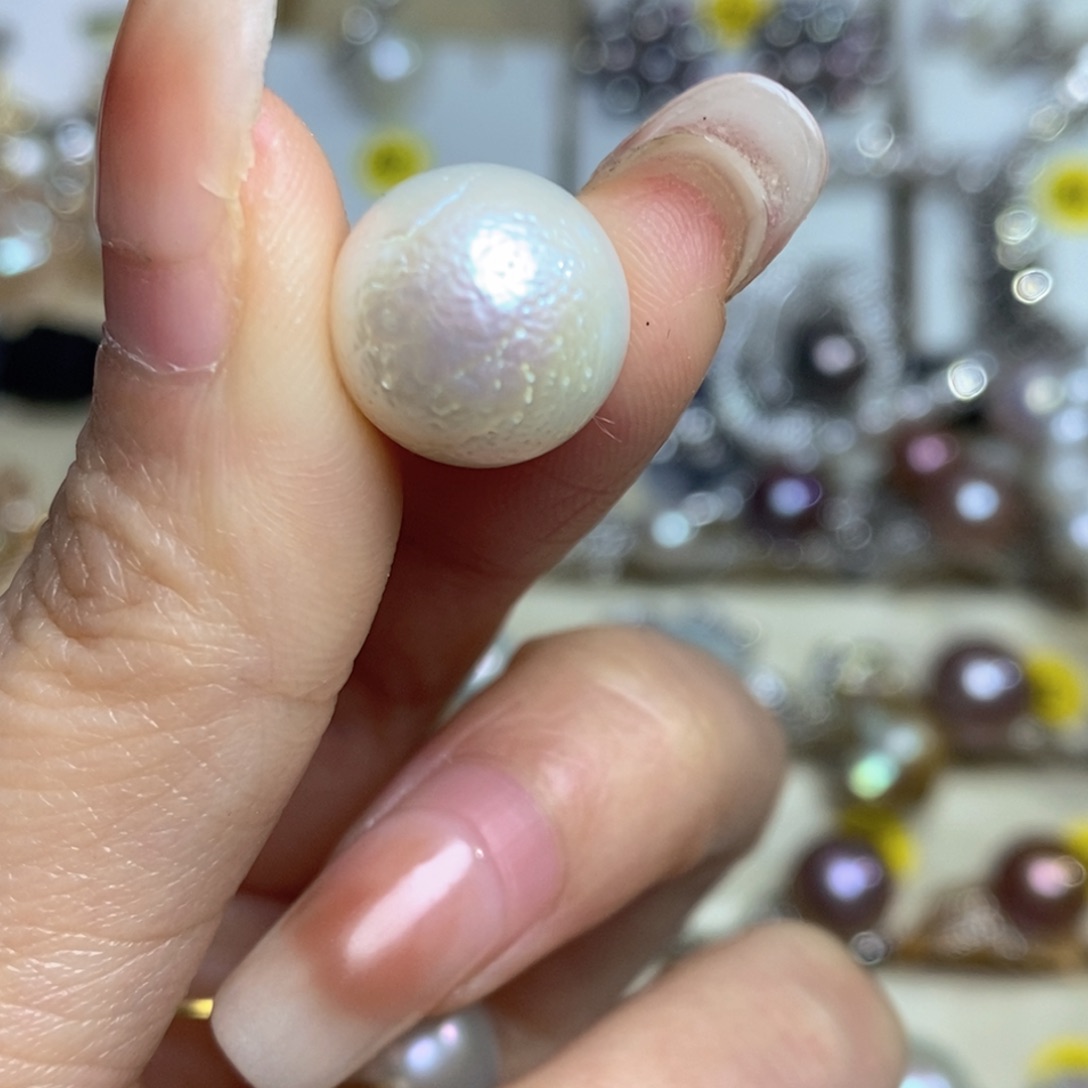 静***康珠宝奇石淡水珍珠未镶嵌