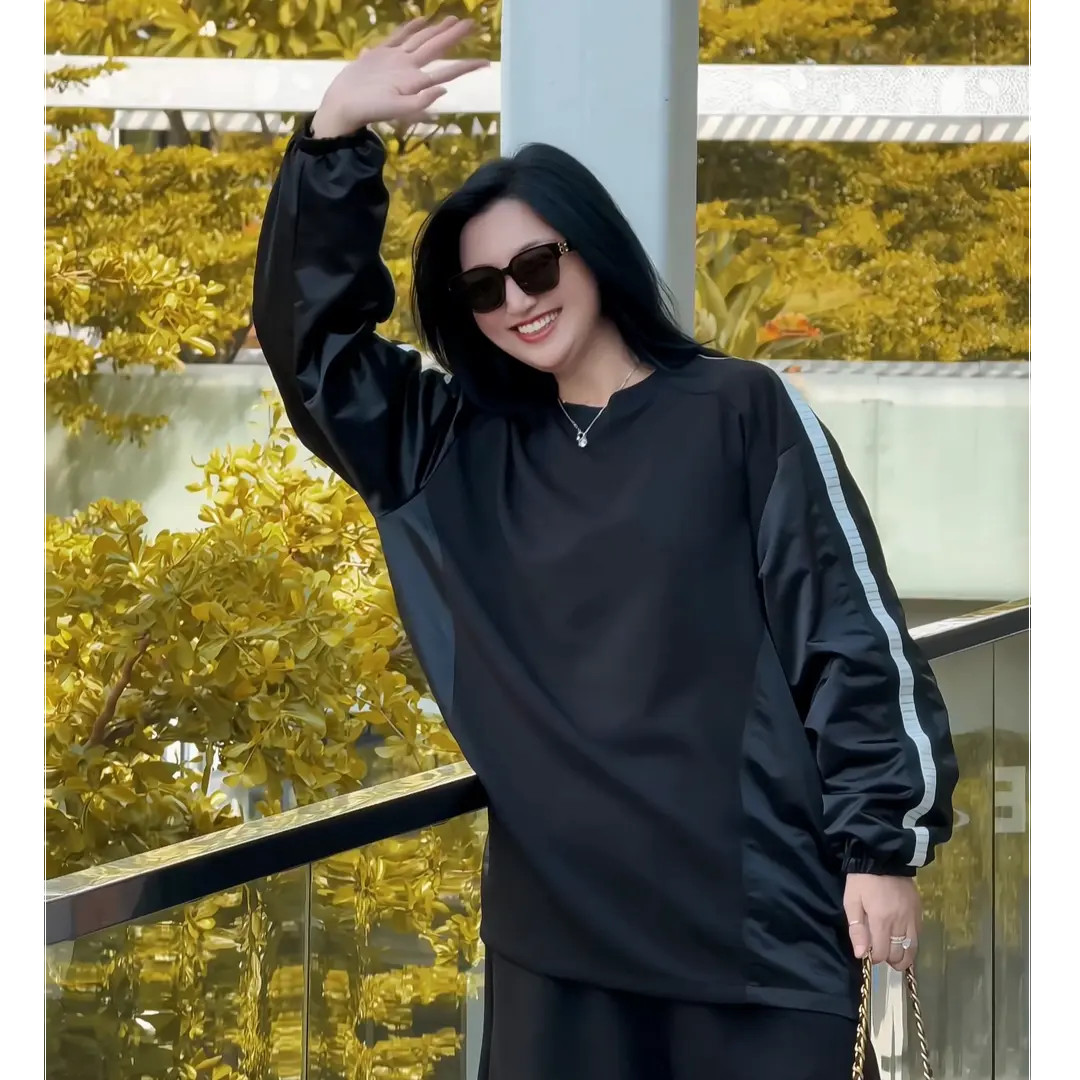 【娜姐秋冬新款8104】2025年巴瑟大码女装410克宽松显瘦百搭卫衣