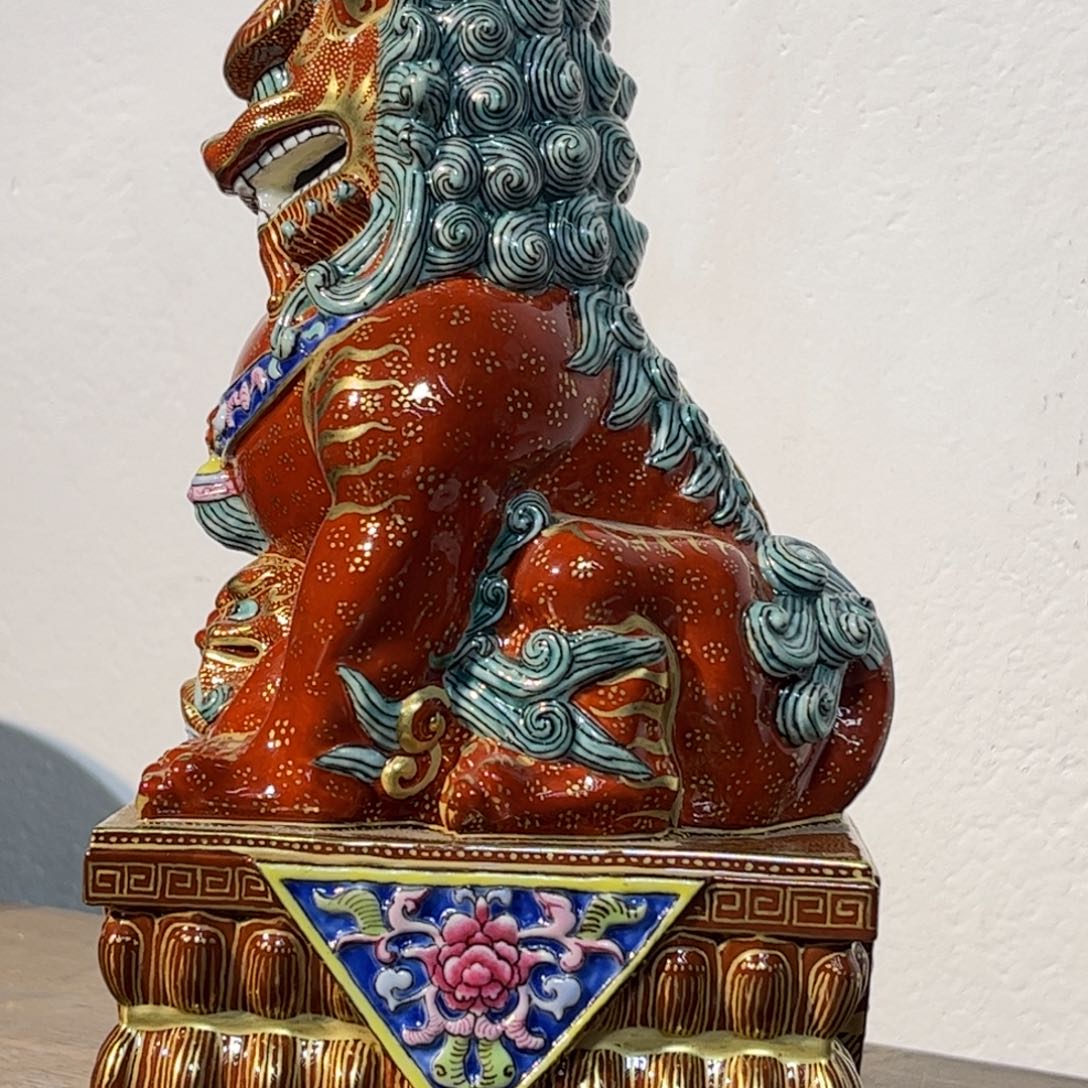 摆件红**奇瓷器摆件牛牛牛牛牛牛