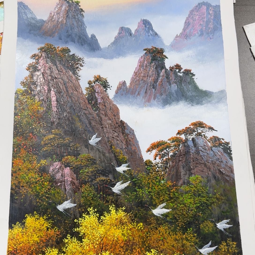 油画我也不知道为什么这么