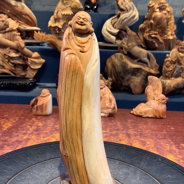 柏木（崖柏）根雕摆件