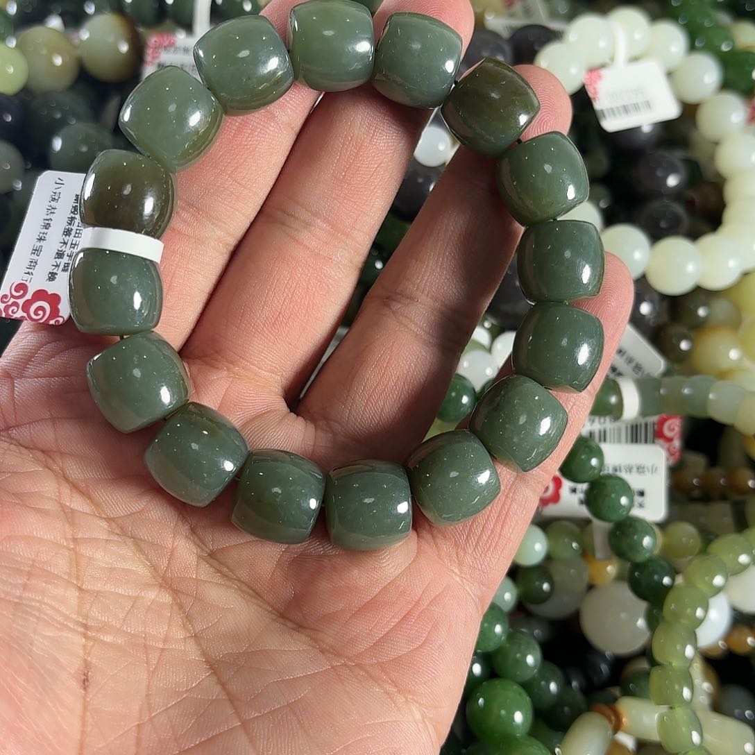 和田玉手链未镶嵌W10