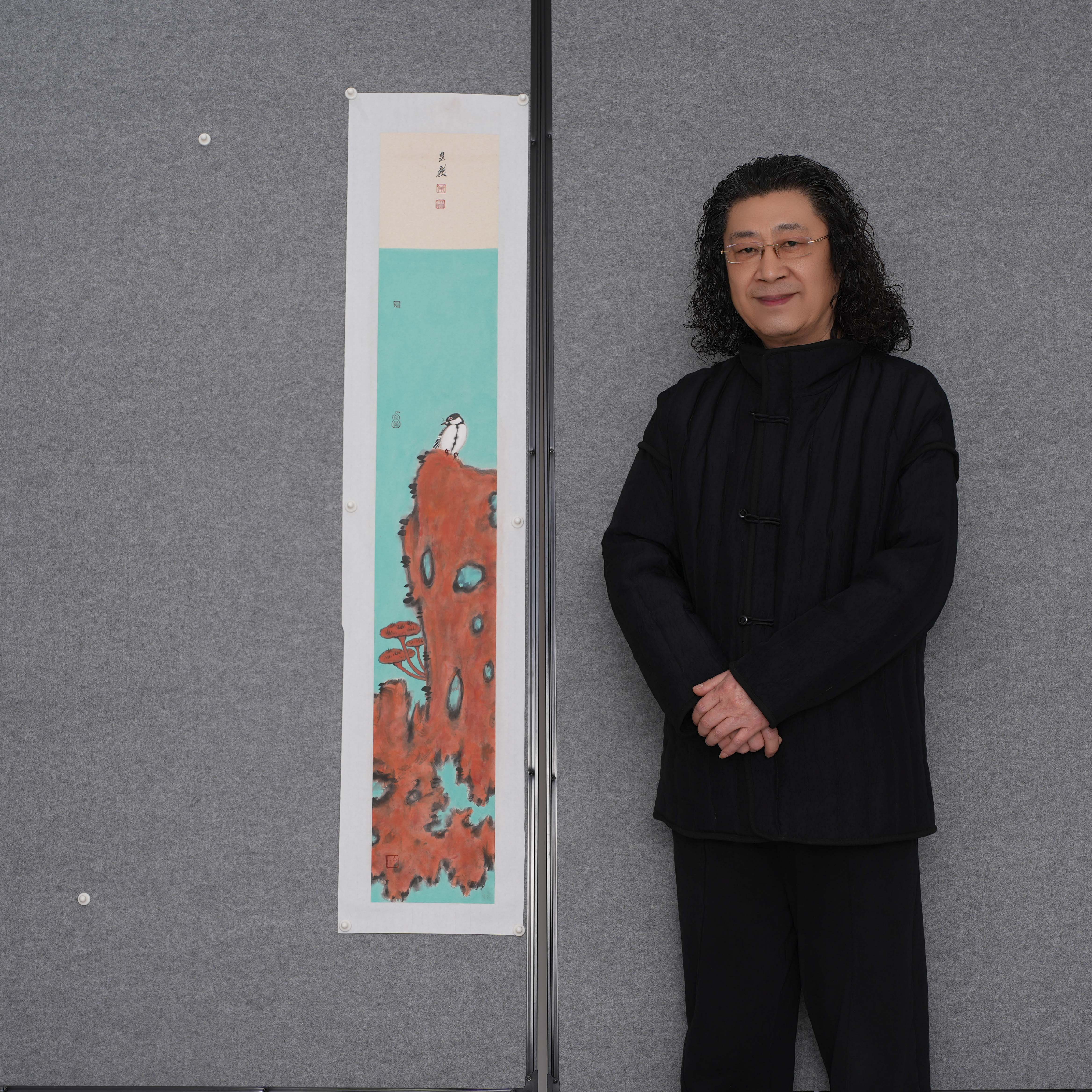 71郭慧庆【中美协老师】 花鸟2平尺  国画