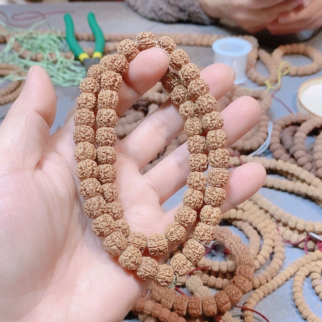 金刚菩提吊坠福利麦穗龙两圈手持