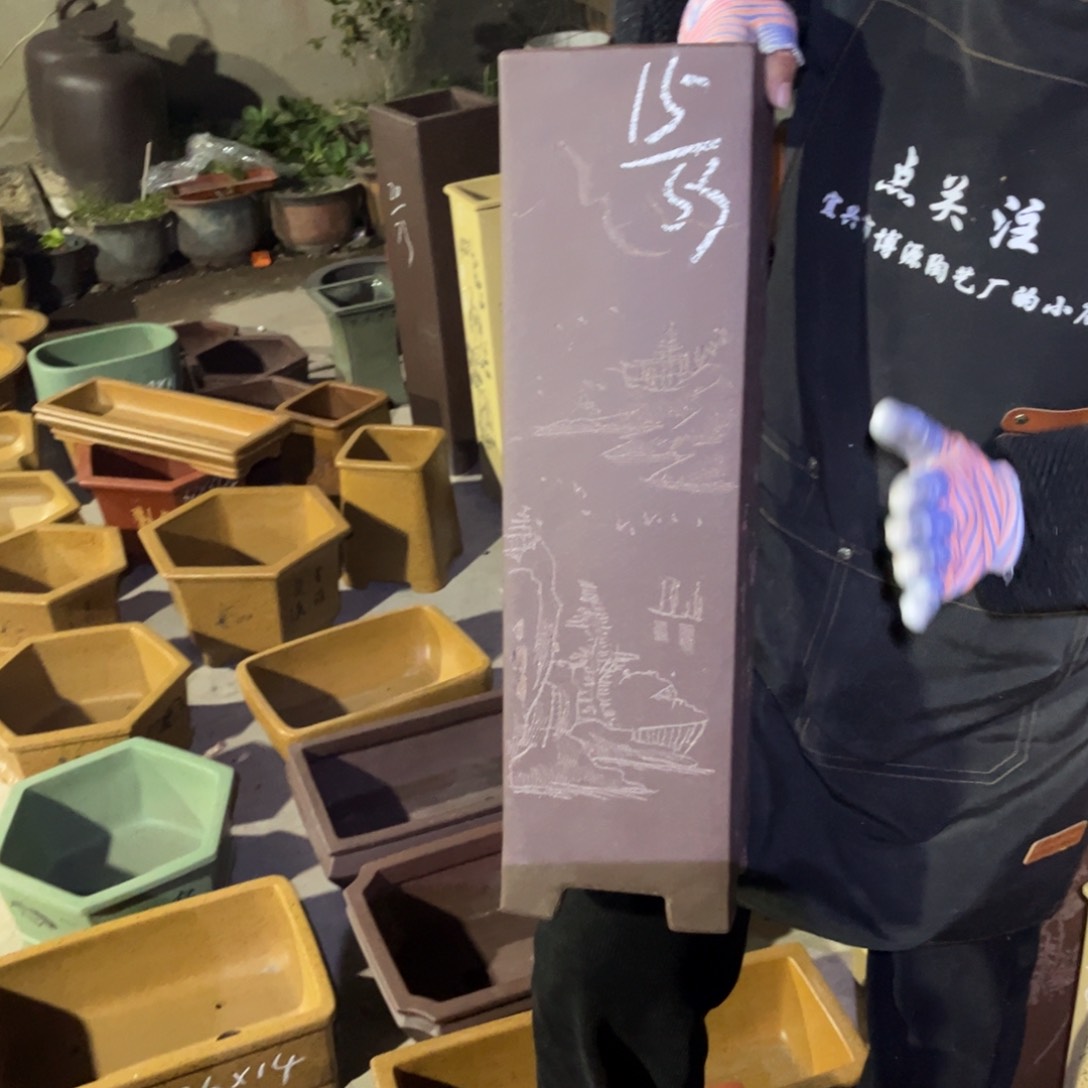 紫砂花盆盆景艺术