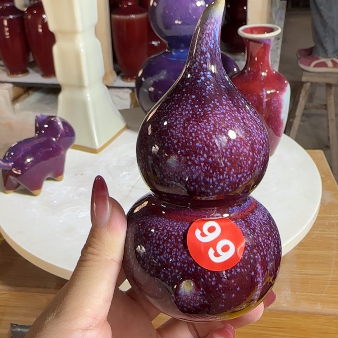 瓷摆件郑家钧窑摆件