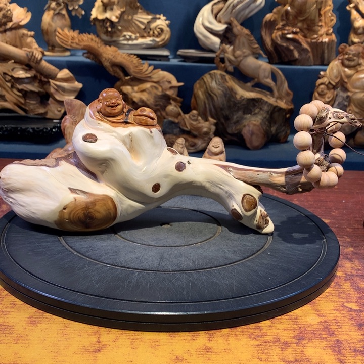 柏木（崖柏）根雕摆件