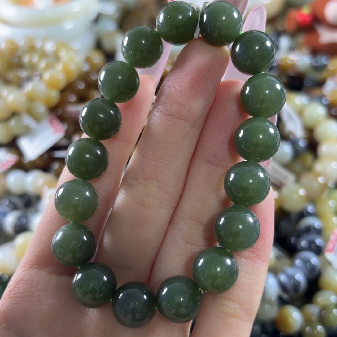 和田玉未镶嵌手链262