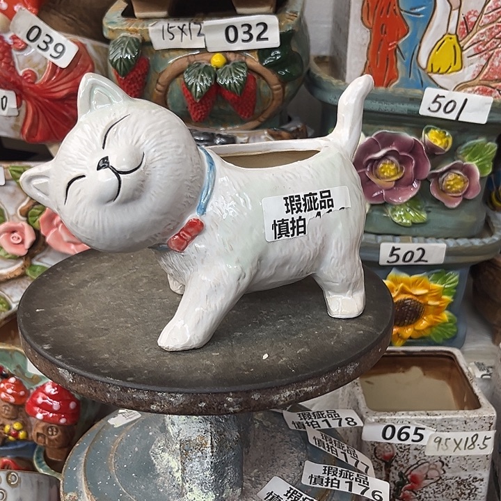 粗陶材质多肉花盆