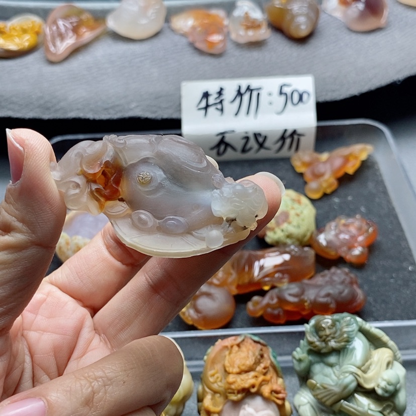 【闪购商品】未镶嵌吊坠定制玛瑙