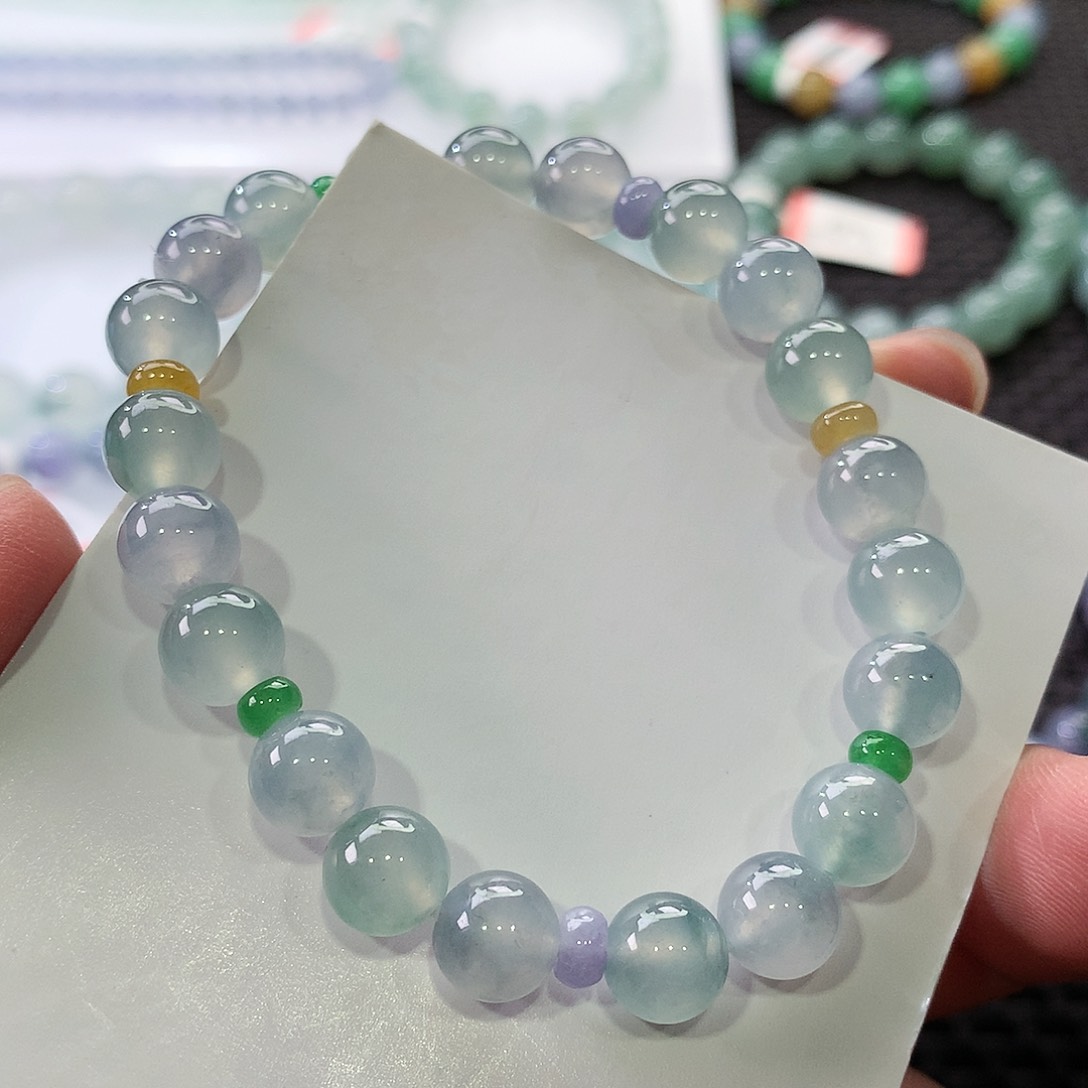 翡翠手链未镶嵌翡翠