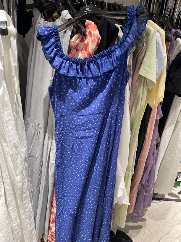 预售701-750法式方领荷叶边修身收腰女装