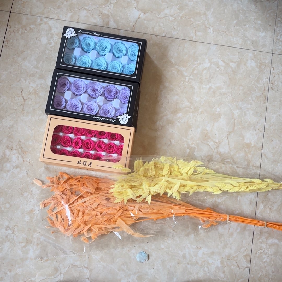 直播间自选玫瑰花头……