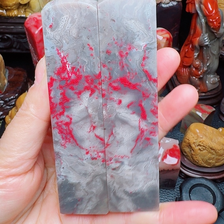 昌化石昌化鸡血精品对章