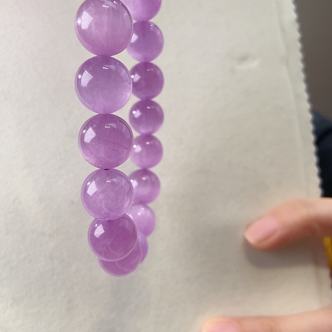 锂辉石手串未镶嵌