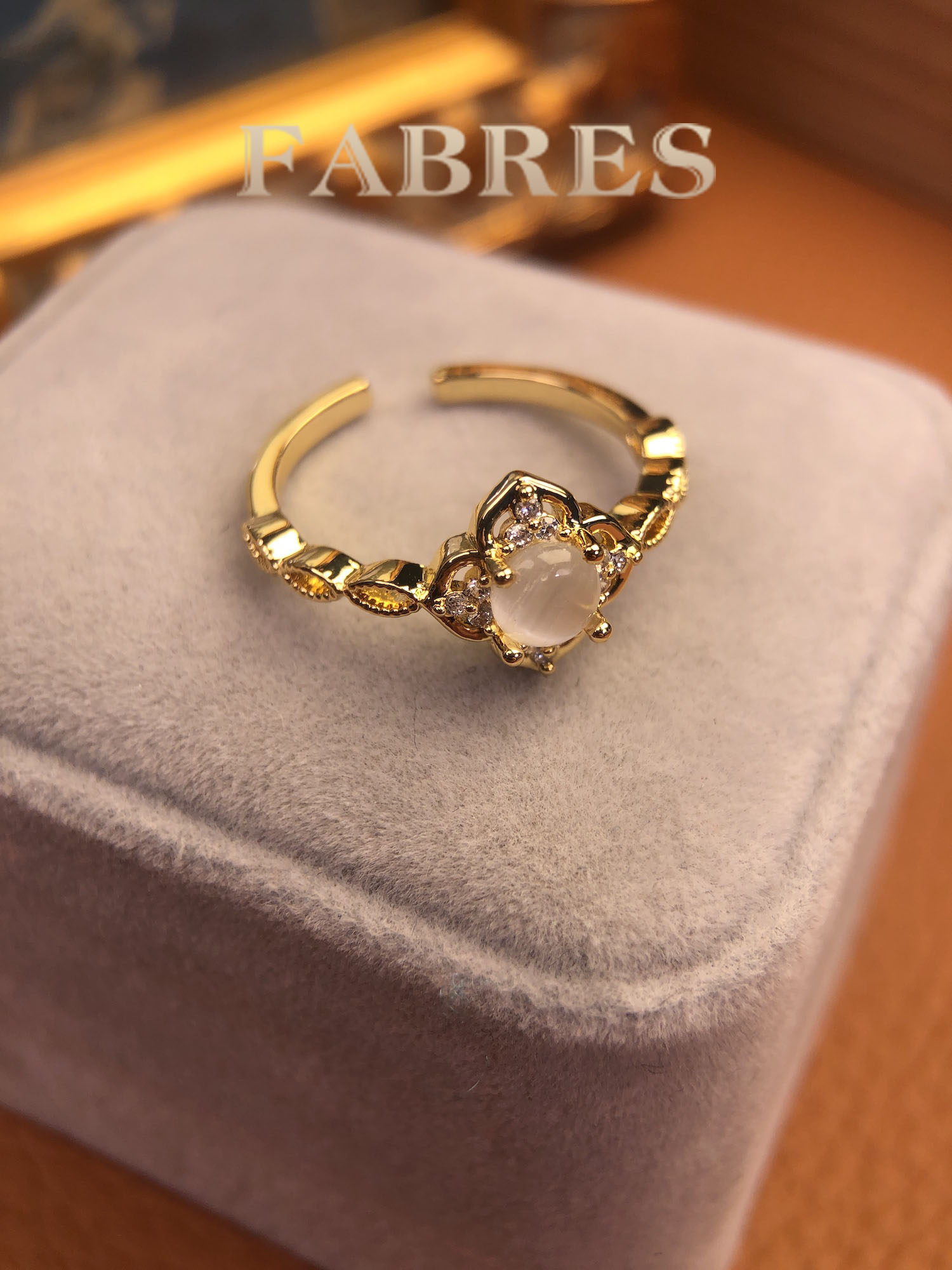 铜合金戒指 E0758 FR★【万宝花】戒指