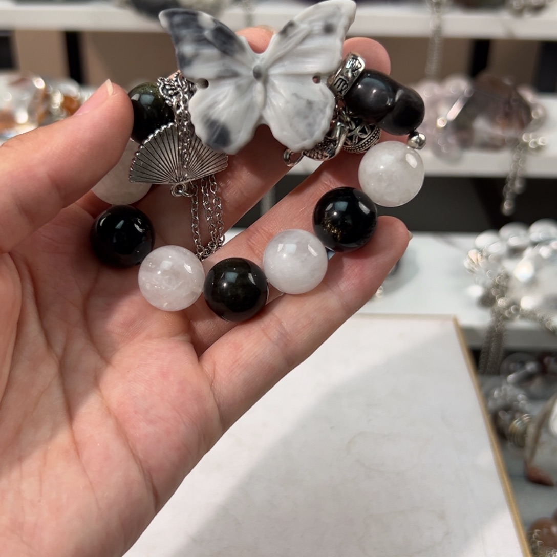 水晶手链合金?手串