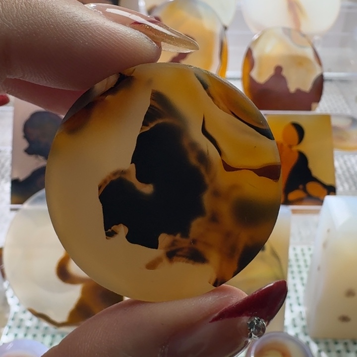 玛瑙/玉髓未镶嵌项链