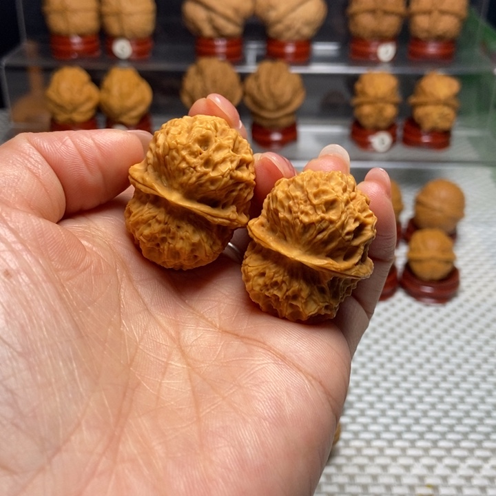 把件文玩核桃15金麒麟